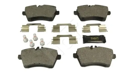 Bremsbelagsatz, Scheibenbremse Vorderachse HART 248 988 Bild Bremsbelagsatz, Scheibenbremse Vorderachse HART 248 988