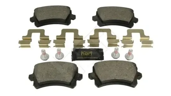 Bremsbelagsatz, Scheibenbremse Hinterachse HART 249 174 Bild Bremsbelagsatz, Scheibenbremse Hinterachse HART 249 174