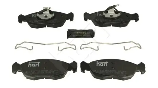 Bremsbelagsatz, Scheibenbremse Vorderachse HART 248 862 Bild Bremsbelagsatz, Scheibenbremse Vorderachse HART 248 862