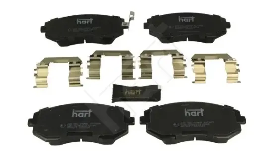 Bremsbelagsatz, Scheibenbremse Vorderachse HART 248 866 Bild Bremsbelagsatz, Scheibenbremse Vorderachse HART 248 866