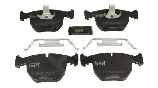 Bremsbelagsatz, Scheibenbremse Vorderachse HART 248 945 Bild Bremsbelagsatz, Scheibenbremse Vorderachse HART 248 945