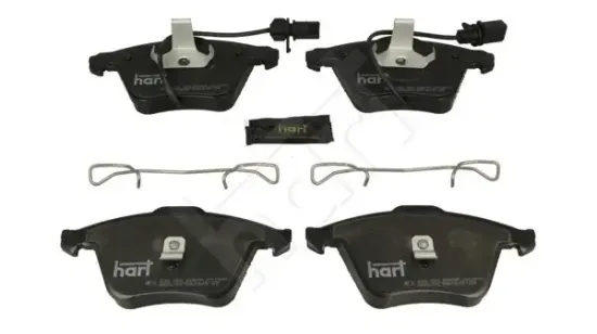 Bremsbelagsatz, Scheibenbremse Vorderachse HART 248 982 Bild Bremsbelagsatz, Scheibenbremse Vorderachse HART 248 982