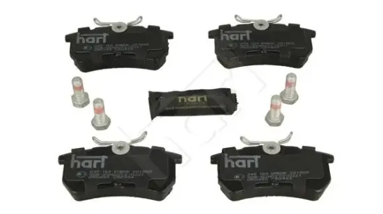 Bremsbelagsatz, Scheibenbremse Hinterachse HART 249 164 Bild Bremsbelagsatz, Scheibenbremse Hinterachse HART 249 164