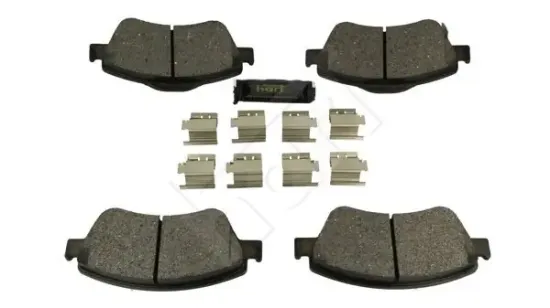 Bremsbelagsatz, Scheibenbremse Vorderachse HART 211 811 Bild Bremsbelagsatz, Scheibenbremse Vorderachse HART 211 811