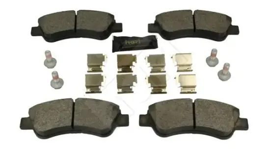 Bremsbelagsatz, Scheibenbremse Vorderachse HART 249 188 Bild Bremsbelagsatz, Scheibenbremse Vorderachse HART 249 188