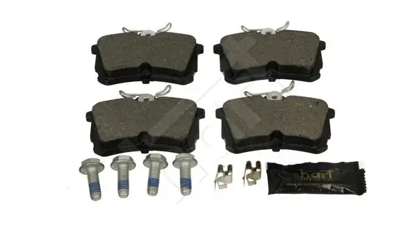 Bremsbelagsatz, Scheibenbremse Hinterachse HART 252 302