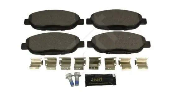 Bremsbelagsatz, Scheibenbremse Vorderachse HART 252 304 Bild Bremsbelagsatz, Scheibenbremse Vorderachse HART 252 304