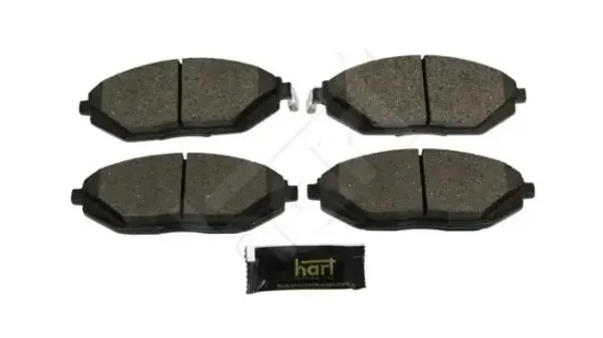 Bremsbelagsatz, Scheibenbremse Vorderachse HART 253 758 Bild Bremsbelagsatz, Scheibenbremse Vorderachse HART 253 758