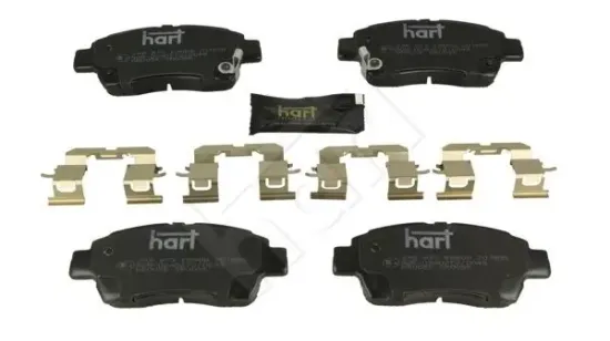 Bremsbelagsatz, Scheibenbremse Vorderachse HART 248 873 Bild Bremsbelagsatz, Scheibenbremse Vorderachse HART 248 873