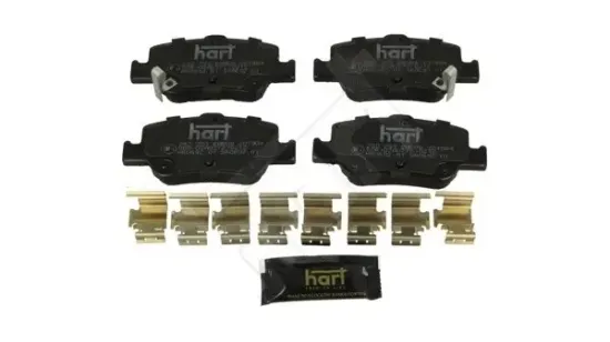 Bremsbelagsatz, Scheibenbremse Hinterachse HART 252 293 Bild Bremsbelagsatz, Scheibenbremse Hinterachse HART 252 293