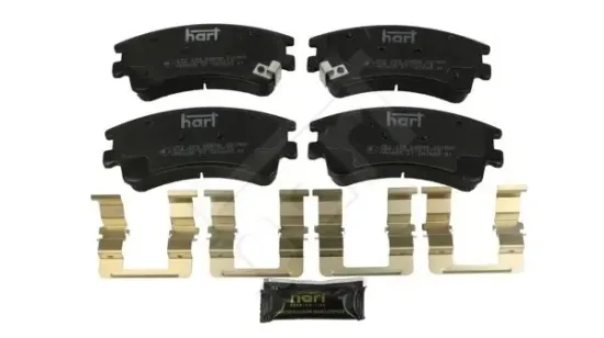 Bremsbelagsatz, Scheibenbremse Vorderachse HART 252 299 Bild Bremsbelagsatz, Scheibenbremse Vorderachse HART 252 299