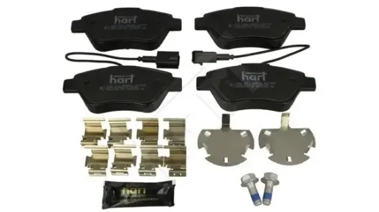 Bremsbelagsatz, Scheibenbremse Vorderachse HART 252 303 Bild Bremsbelagsatz, Scheibenbremse Vorderachse HART 252 303