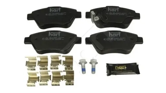 Bremsbelagsatz, Scheibenbremse Vorderachse HART 252 306 Bild Bremsbelagsatz, Scheibenbremse Vorderachse HART 252 306