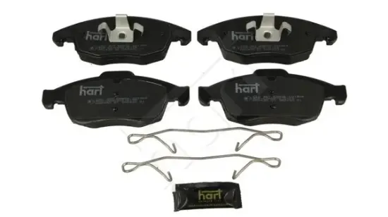 Bremsbelagsatz, Scheibenbremse Vorderachse HART 252 307 Bild Bremsbelagsatz, Scheibenbremse Vorderachse HART 252 307