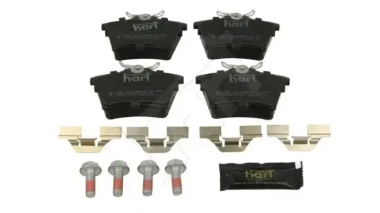 Bremsbelagsatz, Scheibenbremse HART 252 312 Bild Bremsbelagsatz, Scheibenbremse HART 252 312