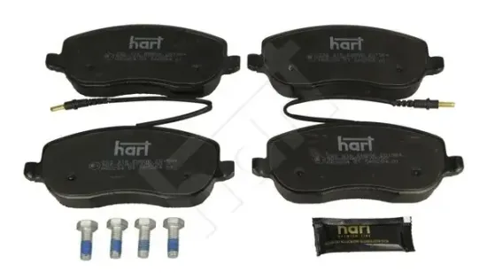 Bremsbelagsatz, Scheibenbremse Vorderachse HART 252 316 Bild Bremsbelagsatz, Scheibenbremse Vorderachse HART 252 316
