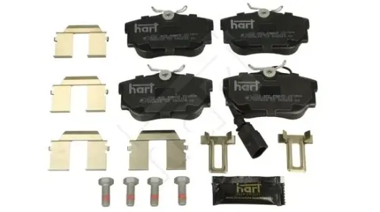 Bremsbelagsatz, Scheibenbremse HART 252 322 Bild Bremsbelagsatz, Scheibenbremse HART 252 322