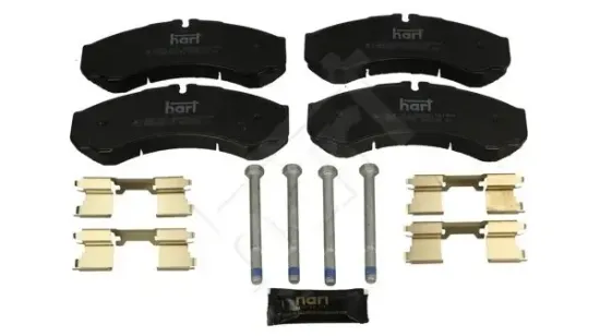 Bremsbelagsatz, Scheibenbremse HART 252 324 Bild Bremsbelagsatz, Scheibenbremse HART 252 324