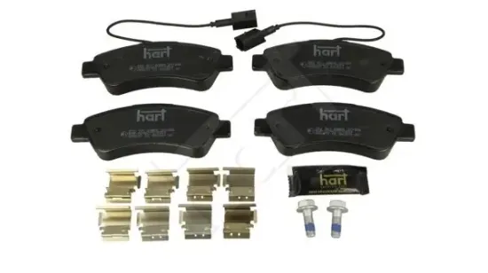 Bremsbelagsatz, Scheibenbremse Hinterachse HART 252 921 Bild Bremsbelagsatz, Scheibenbremse Hinterachse HART 252 921