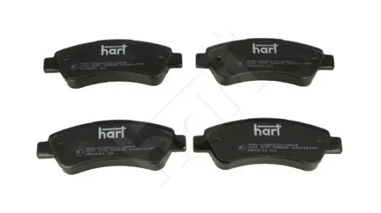 Bremsbelagsatz, Scheibenbremse Hinterachse HART 223 175 Bild Bremsbelagsatz, Scheibenbremse Hinterachse HART 223 175