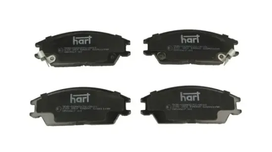 Bremsbelagsatz, Scheibenbremse Vorderachse HART 215 253 Bild Bremsbelagsatz, Scheibenbremse Vorderachse HART 215 253