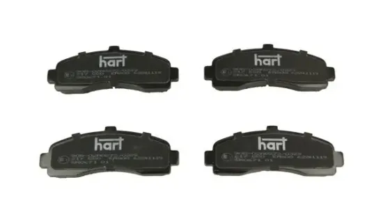 Bremsbelagsatz, Scheibenbremse Vorderachse HART 217 550 Bild Bremsbelagsatz, Scheibenbremse Vorderachse HART 217 550