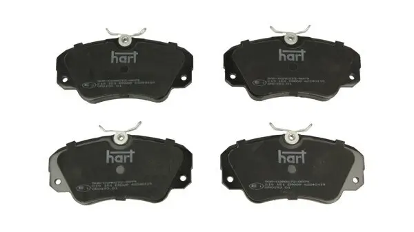 Bremsbelagsatz, Scheibenbremse Vorderachse HART 219 151