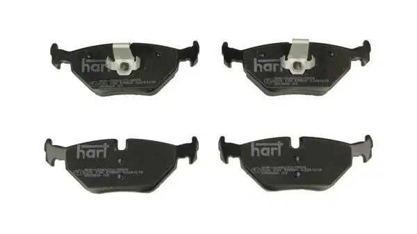 Bremsbelagsatz, Scheibenbremse Hinterachse HART 220 138