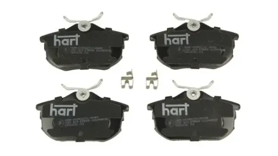 Bremsbelagsatz, Scheibenbremse Hinterachse HART 220 163 Bild Bremsbelagsatz, Scheibenbremse Hinterachse HART 220 163