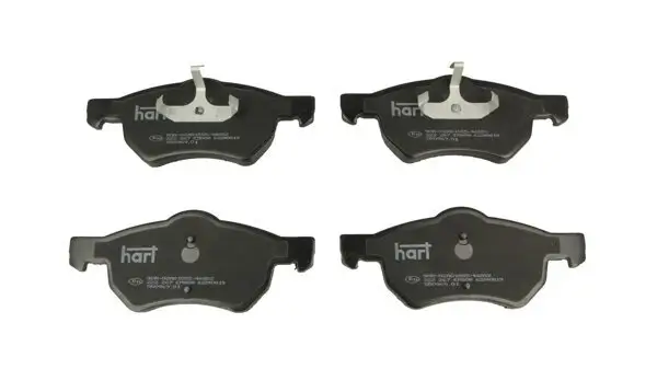 Bremsbelagsatz, Scheibenbremse Vorderachse HART 222 267