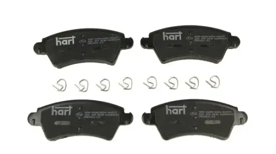 Bremsbelagsatz, Scheibenbremse Vorderachse HART 224 169 Bild Bremsbelagsatz, Scheibenbremse Vorderachse HART 224 169