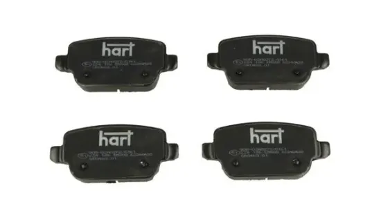 Bremsbelagsatz, Scheibenbremse Hinterachse HART 224 186 Bild Bremsbelagsatz, Scheibenbremse Hinterachse HART 224 186