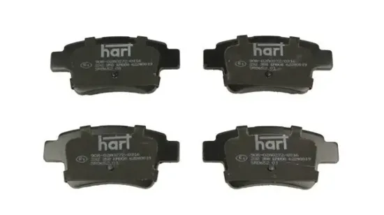 Bremsbelagsatz, Scheibenbremse Hinterachse HART 232 358 Bild Bremsbelagsatz, Scheibenbremse Hinterachse HART 232 358