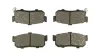 Bremsbelagsatz, Scheibenbremse Hinterachse HART 215 260 Bild Bremsbelagsatz, Scheibenbremse Hinterachse HART 215 260