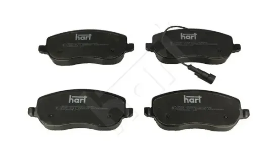 Bremsbelagsatz, Scheibenbremse Vorderachse HART 225 711 Bild Bremsbelagsatz, Scheibenbremse Vorderachse HART 225 711