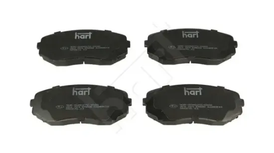 Bremsbelagsatz, Scheibenbremse Vorderachse HART 253 769 Bild Bremsbelagsatz, Scheibenbremse Vorderachse HART 253 769