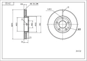 Bremsscheibe HART 214 132