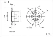 Bremsscheibe Vorderachse HART 214 134