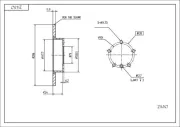 Bremsscheibe HART 214 147