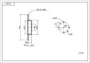 Bremsscheibe HART 214 164