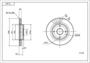 Bremsscheibe HART 214 168