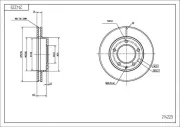 Bremsscheibe HART 214 225