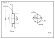 Bremsscheibe HART 214 226