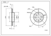 Bremsscheibe HART 214 265