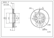 Bremsscheibe HART 214 298