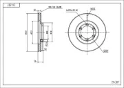 Bremsscheibe HART 214 307