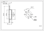 Bremsscheibe HART 214 311