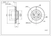 Bremsscheibe HART 214 339