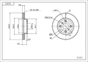 Bremsscheibe HART 214 373