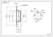 Bremsscheibe HART 214 432